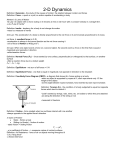 2-D Dynamics - hrsbstaff.ednet.ns.ca