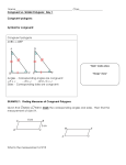 Congruent vs. Similar Polygons Day 1 notes