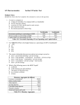 AP Macroeconomics Section 5 Practice Test Multiple Choice Identify