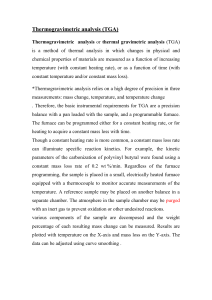 Thermal Stability and Oxidation Processes