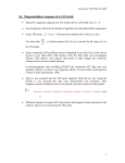 Geophysics 699 March 2009 A2. Magnetotelluric response of a 2