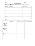 FOSSIL REVIEW SHEET