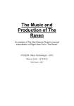 The Music and Production of The Raven An analysis of The Alan
