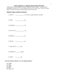 Honors Chemistry 1st Semester Review Sheet – 2006-2007