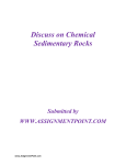 Discuss on Chemical Sedimentary Rocks Submitted by WWW