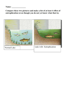 eutrophication reading