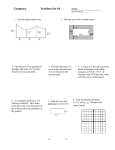 Algebra I – Problem Set #12