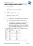 Extension worksheet – Topic 6