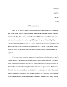 DDT Persuasive Essay - APES -