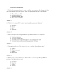 Access 2010 Test Questions 1. Which software program is used to
