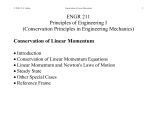 Conservation of Linear Momentum