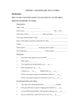 appendix a: questionnaire and vas forms