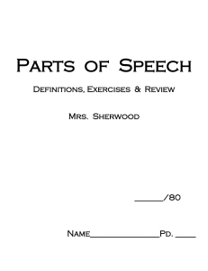 verbs - East Penn School District