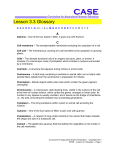Lesson 3.3 Glossary - Home of Joplin FFA