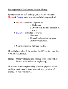 Schrödinger`s Wave Mechanical Model