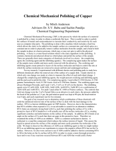 Chemical Mechanical Polishing of Copper
