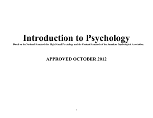 Introduction to Psychology