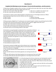 Take Home #1 Complete the following on your own paper. Do not