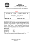 INT 120 Concepts of Direct Current