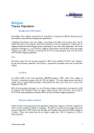 Religion Theme: Population Background Information Knowledge of