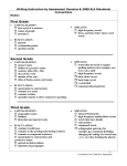 Conventions Checklist Grades 1-5