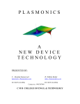 Plasmonics Seminar Report