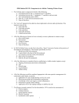 2006 Student SEATA Competencies in Athletic Training Written Exam