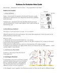 Evidence for Evolution Note Guide