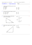 Worksheet 4.1