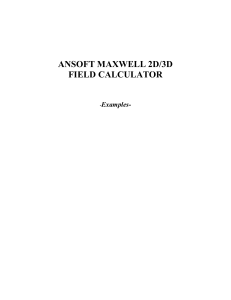 Example CF2: Export the field solution to a uniform grid