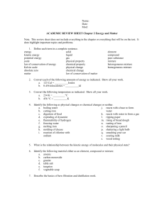 2011-2012 ACAD REVIEW SHEET Chapter 2