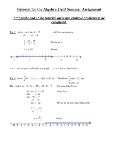 Practice Problems