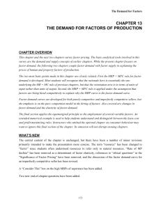 CHAPTER OVERVIEW