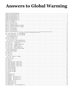 Global Warming Answers - smallworldbigthoughts-eub-geo