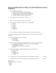 Fill-in and matching questions for chapter 14 of Understanding