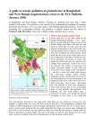 A guide to arsenic pollution of groundwater in Bangladesh and West