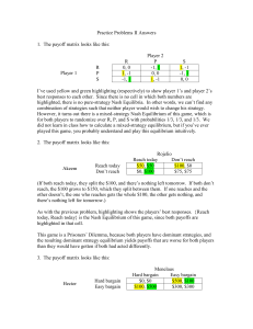 Practice Problems II Answers