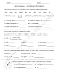 Worksheet A3 : Single Event Probability