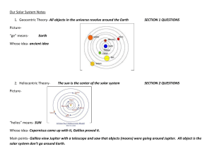 Solar system notes