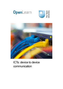 ICTs: device to device communication