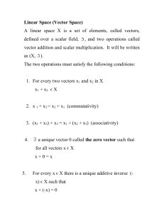 EE 550 Lecture no. 9