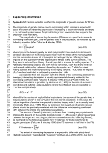 Chapter 4 The remedy to genetic erosion problems