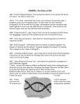 ANSWERS- The History of DNA