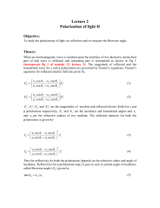 Polarization of light II