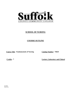 Course Outline - Suffolk County Community College