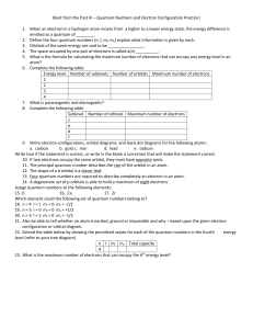 Unit 4 review sheet