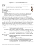 Longest Common Subsequence Assignment