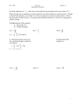 Given the equation, , there are several solutions (several angles with