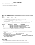 Biology Midterm Review Sheet