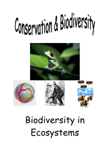 Define the terms biodiversity, genetic diversity